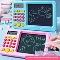2-in-1 math learning calculator and LCD drawing board STEM toy for kids