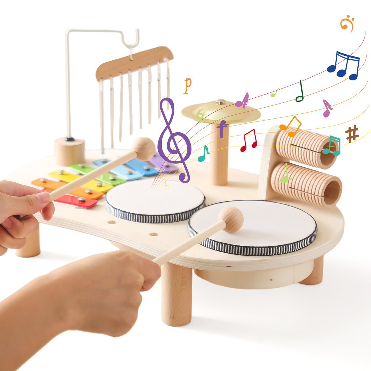Montessori Wooden Xylophone music toy – perfect toddler gift