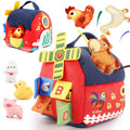 Farm animal plush dollhouse windmill comfort toy for toddlers