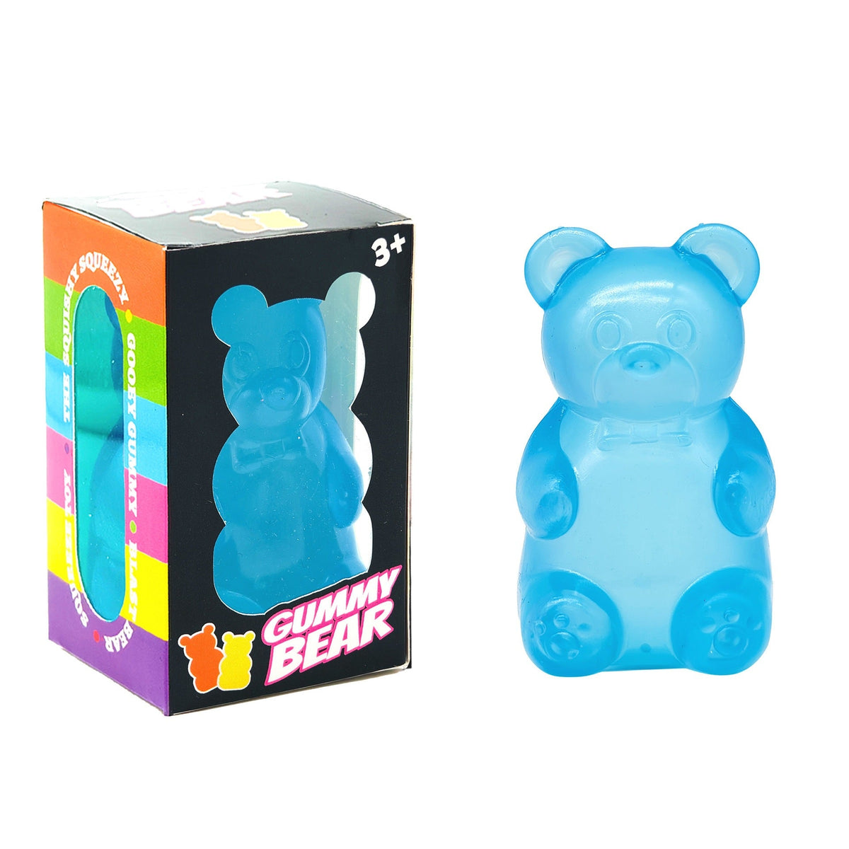 Gummy bear squishy squeeze fidget toy for kids and adults