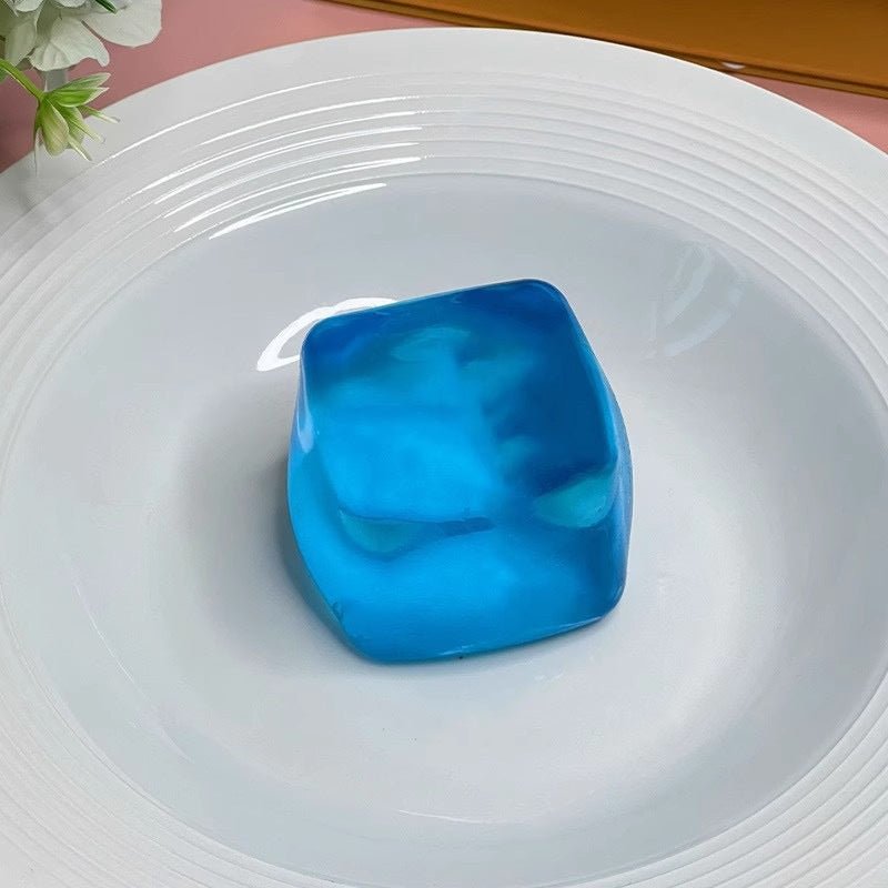 Kids squishy ice cube and candy squeeze stress relief toy