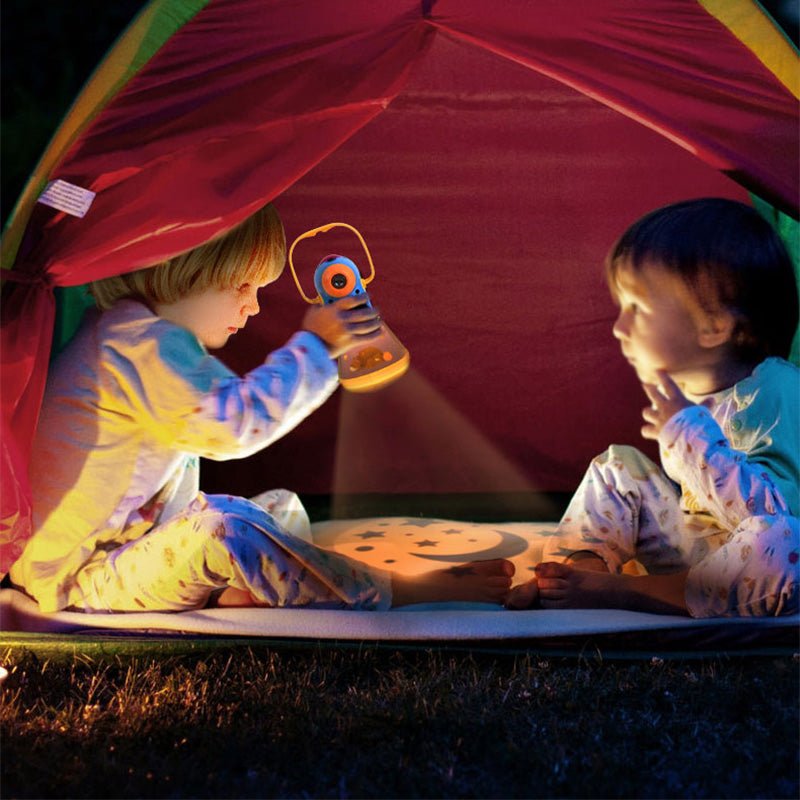 Kids story projector torch with 8 stories and 64 scenes for toddlers and kids